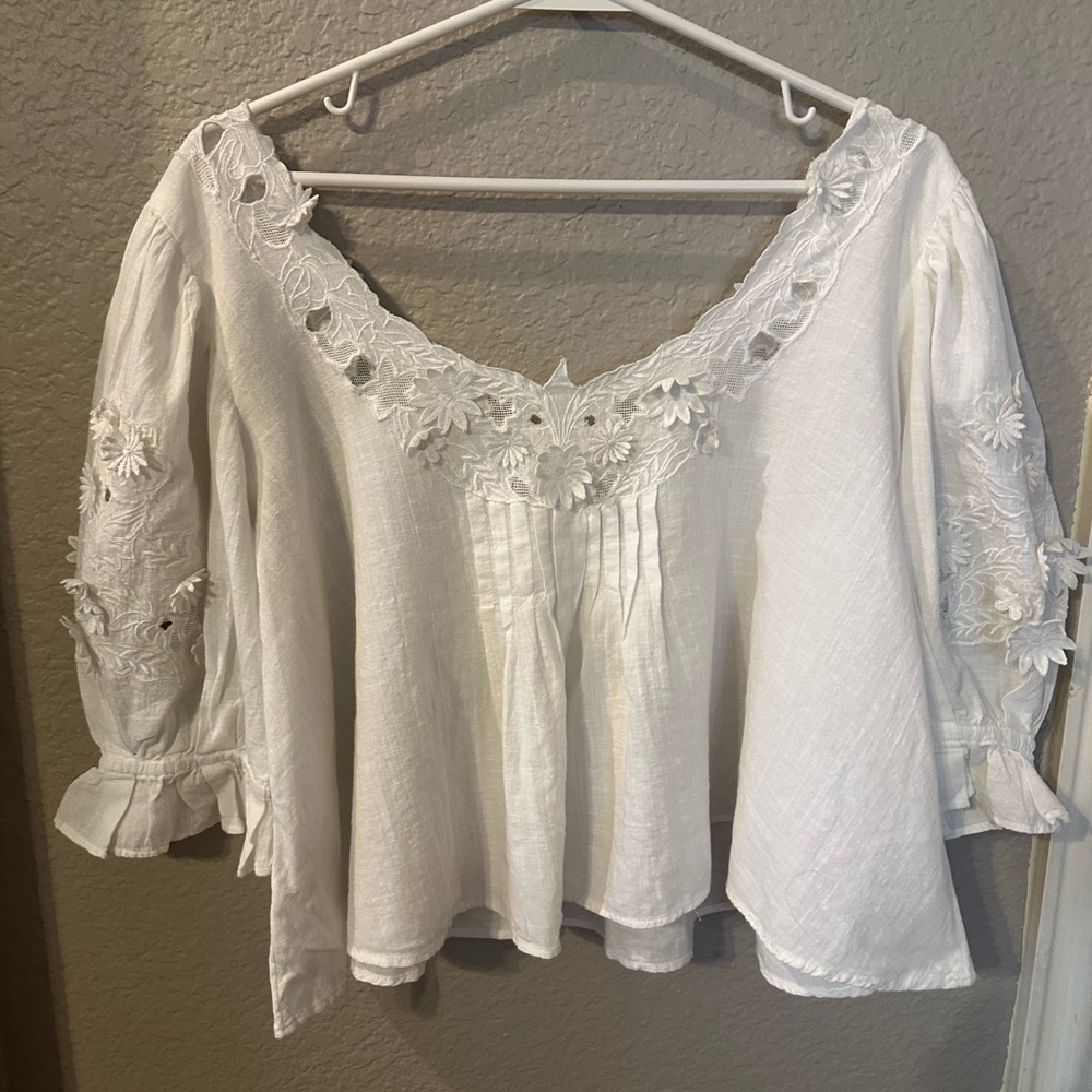 Sophie Floral Appliqué Cotton Top
Free People Size XS - Picture 4 of 6